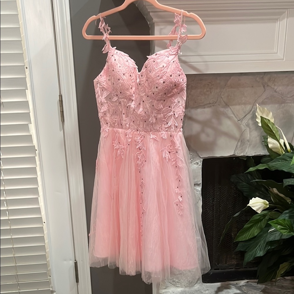 Elegant Pink Women’s Dress